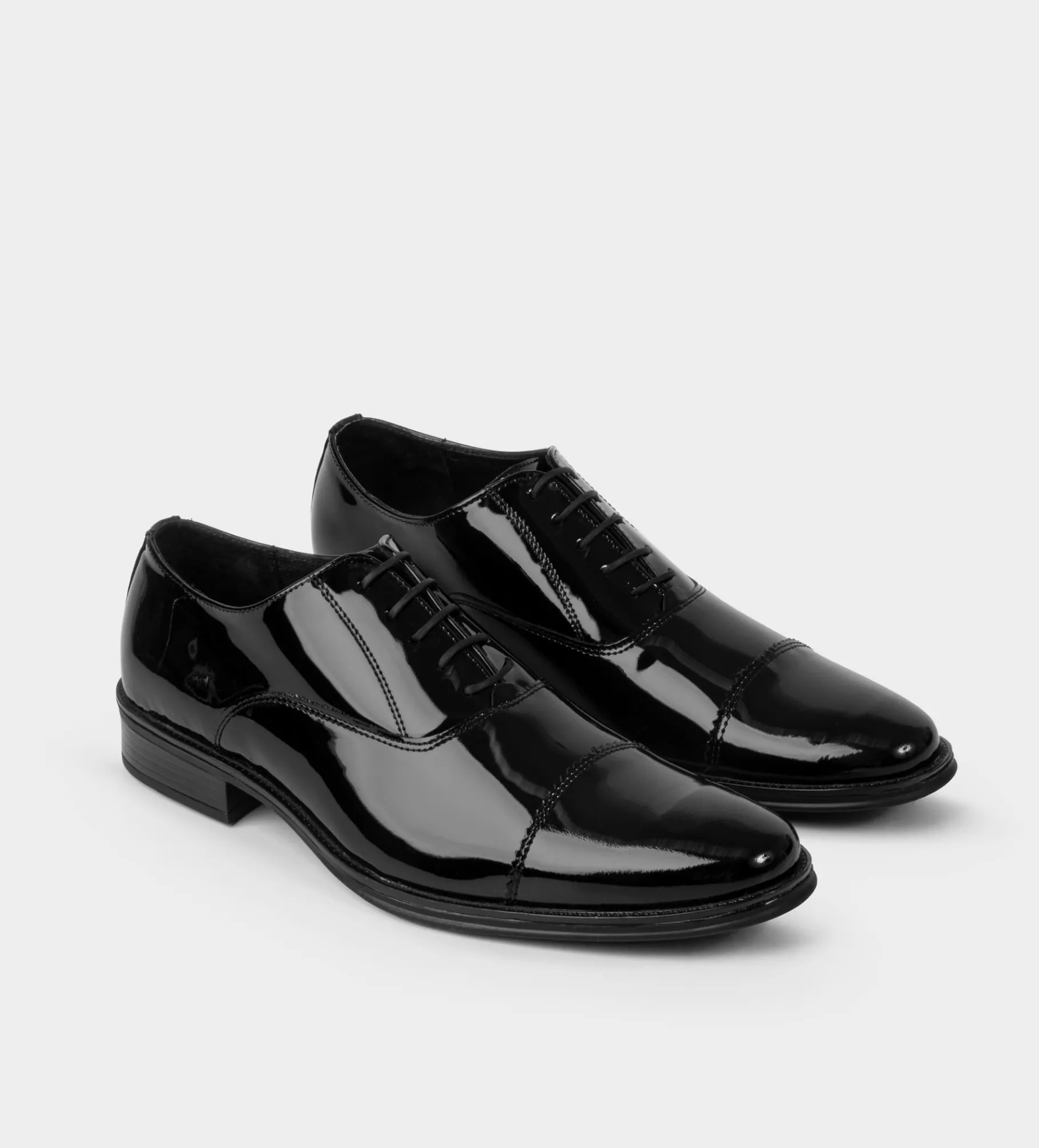 New OXFORD PUNTERA CHAROL NEGRO Hombre Vestir