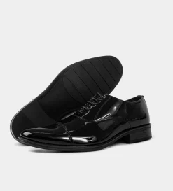 New OXFORD PUNTERA CHAROL NEGRO Hombre Vestir