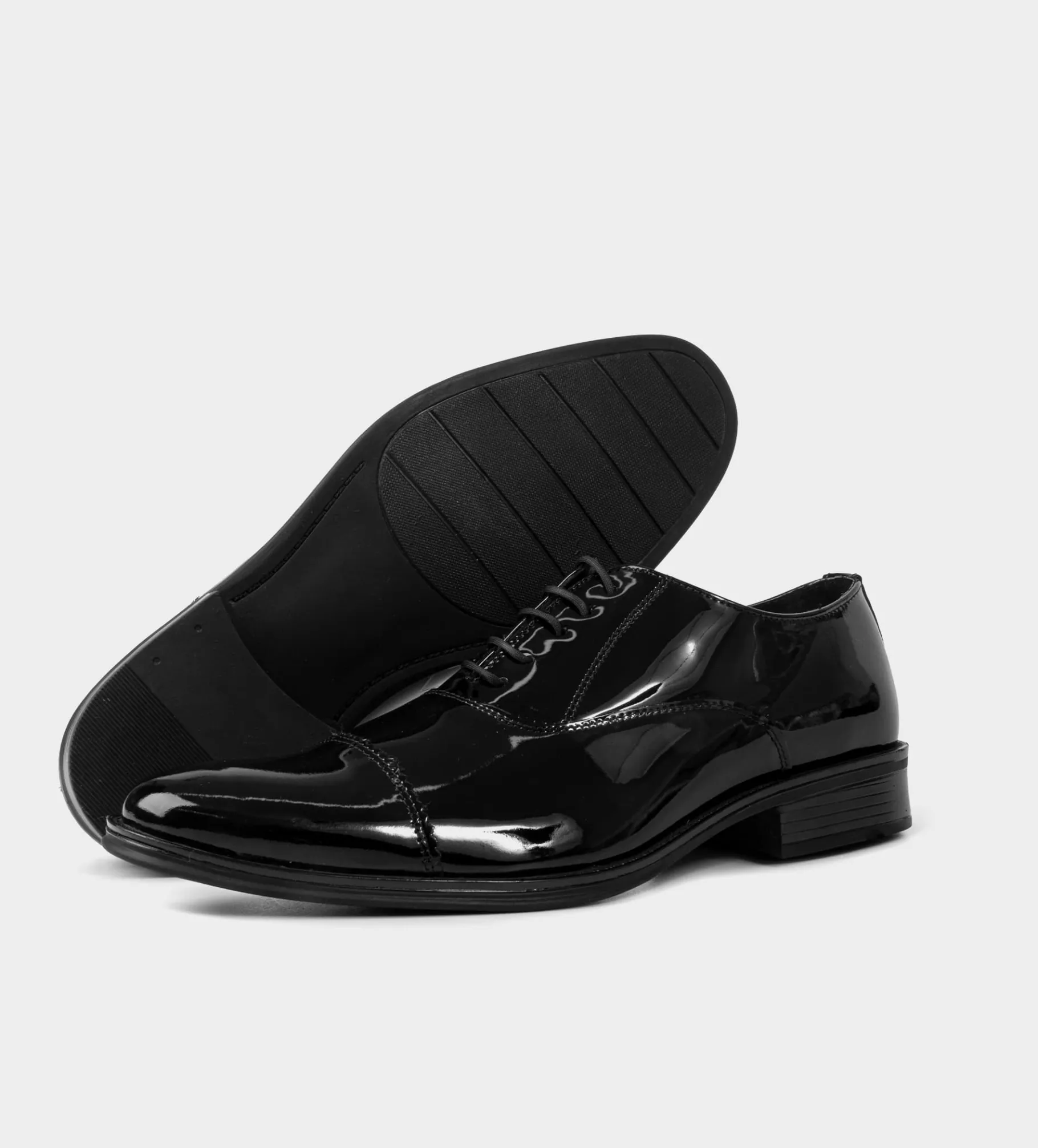 New OXFORD PUNTERA CHAROL NEGRO Hombre Vestir