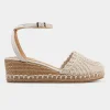 Outlet SANDALIA ALPARGATA TEXTIL BEIGE Mujer Flats Y Mocasines | Sandalias Y Plataformas