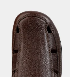 Discount SANDALIA CASUAL PIEL CAFÉ Hombre Sandalias