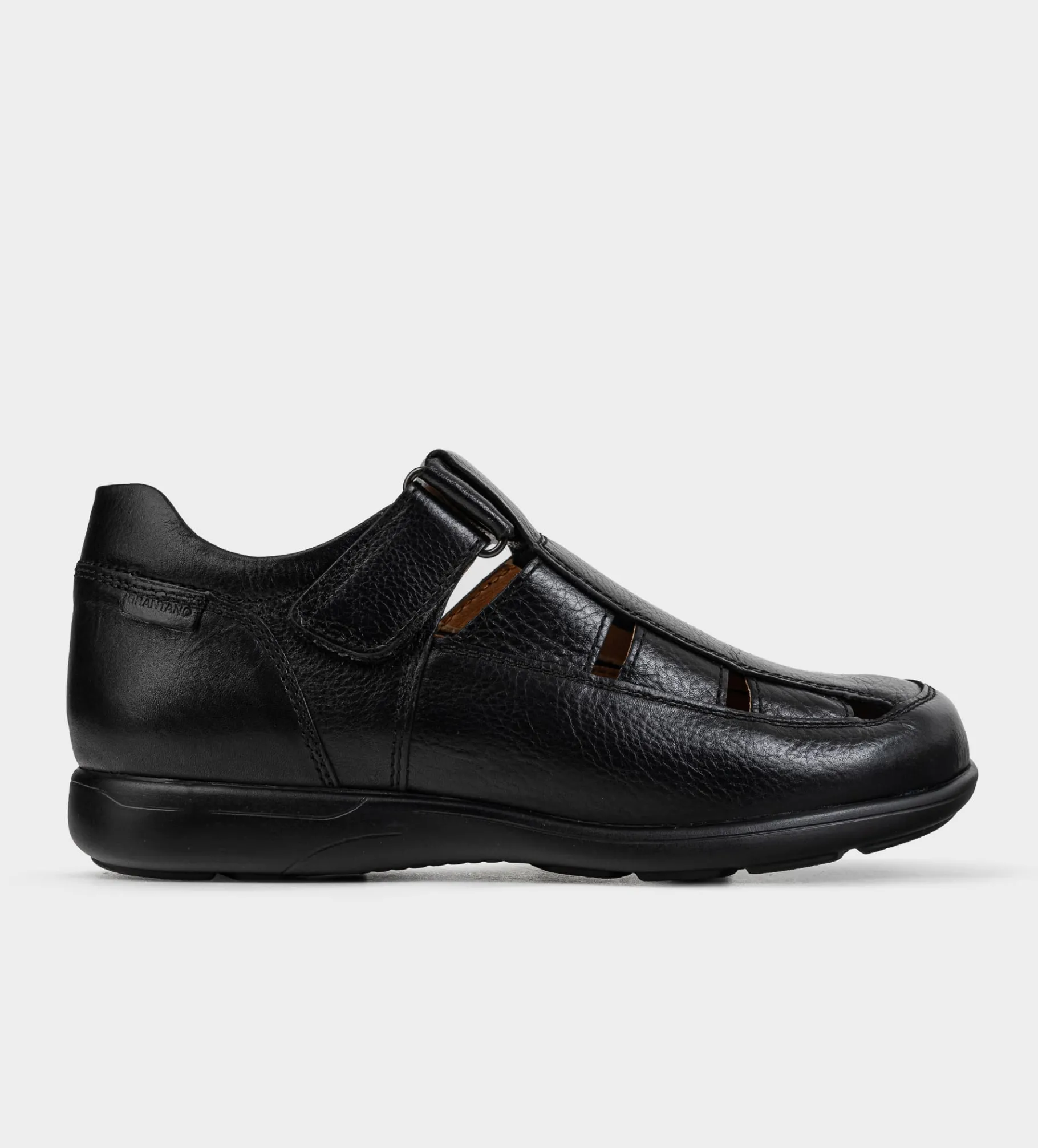 Outlet SANDALIA CASUAL PIEL NEGRO Hombre Sandalias