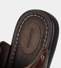 Discount SANDALIA CONFORT AJUSTABLE PIEL CAFÉ Hombre Sandalias