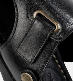 New SANDALIA CONFORT AJUSTABLE PIEL NEGRO Hombre Sandalias