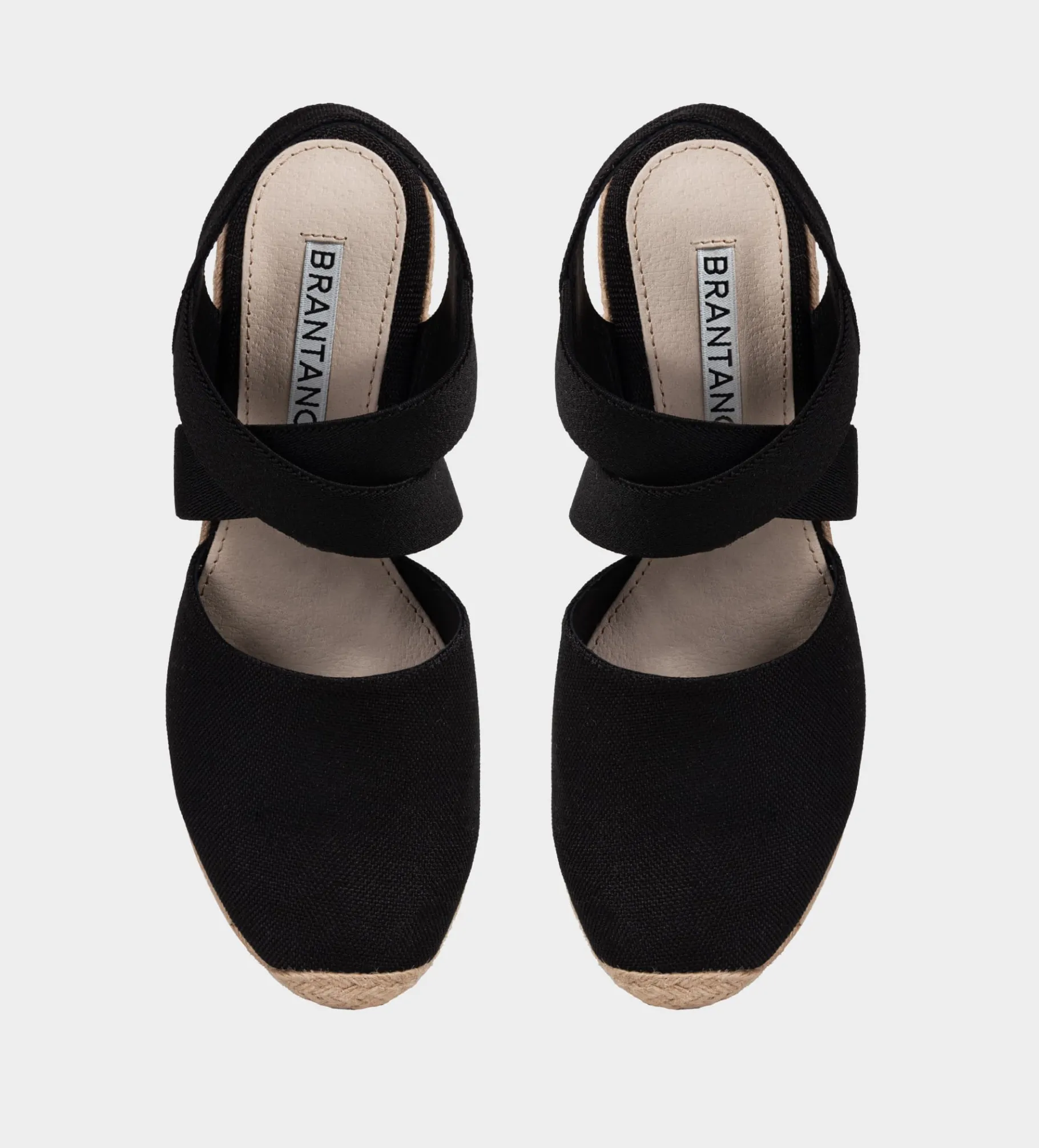 Clearance SANDALIA CUÑA ALPARGATA NEGRO Mujer Sandalias Y Plataformas