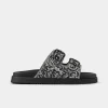 Discount SANDALIA DOBLE HEBILLAS BRILLOS NEGRO Mujer Sandalias Y Plataformas