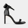 Fashion SANDALIA MOÑO TEXTIL NEGRO Mujer Fiesta | Sandalias Y Plataformas