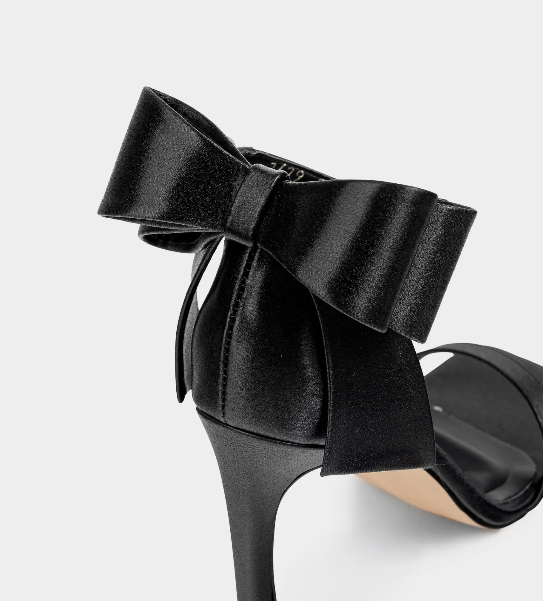 Fashion SANDALIA MOÑO TEXTIL NEGRO Mujer Fiesta | Sandalias Y Plataformas