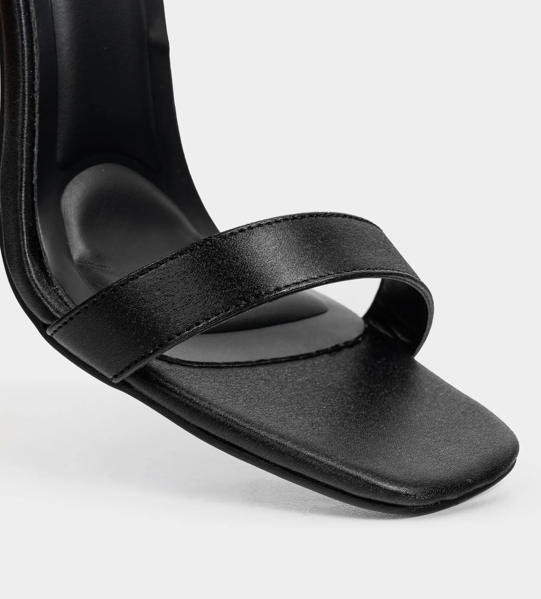 Fashion SANDALIA MOÑO TEXTIL NEGRO Mujer Fiesta | Sandalias Y Plataformas