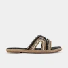 Hot SANDALIA PLANA PEDRERÍA NEGRO Mujer Sandalias Y Plataformas