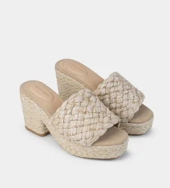Discount SANDALIA PLATAFORMA TEJIDO YUTE Mujer Sandalias Y Plataformas
