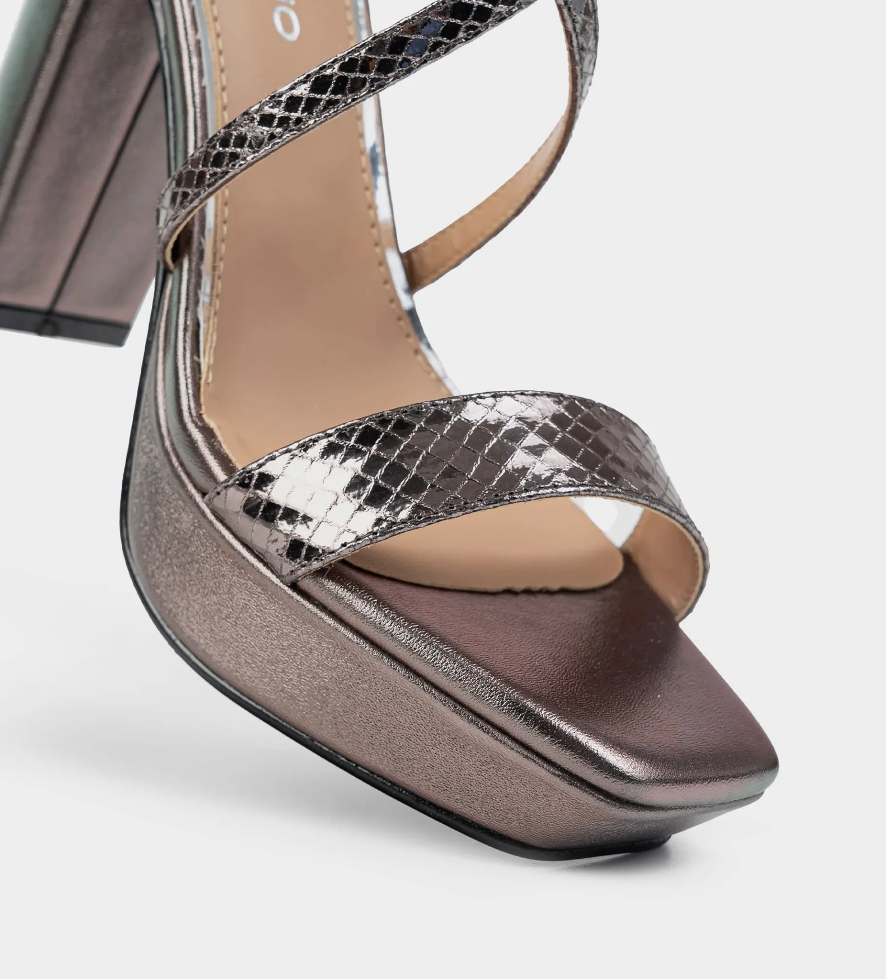 Best SANDALIA PLATAFORMA TIRAS INOX Mujer Fiesta | Sandalias Y Plataformas
