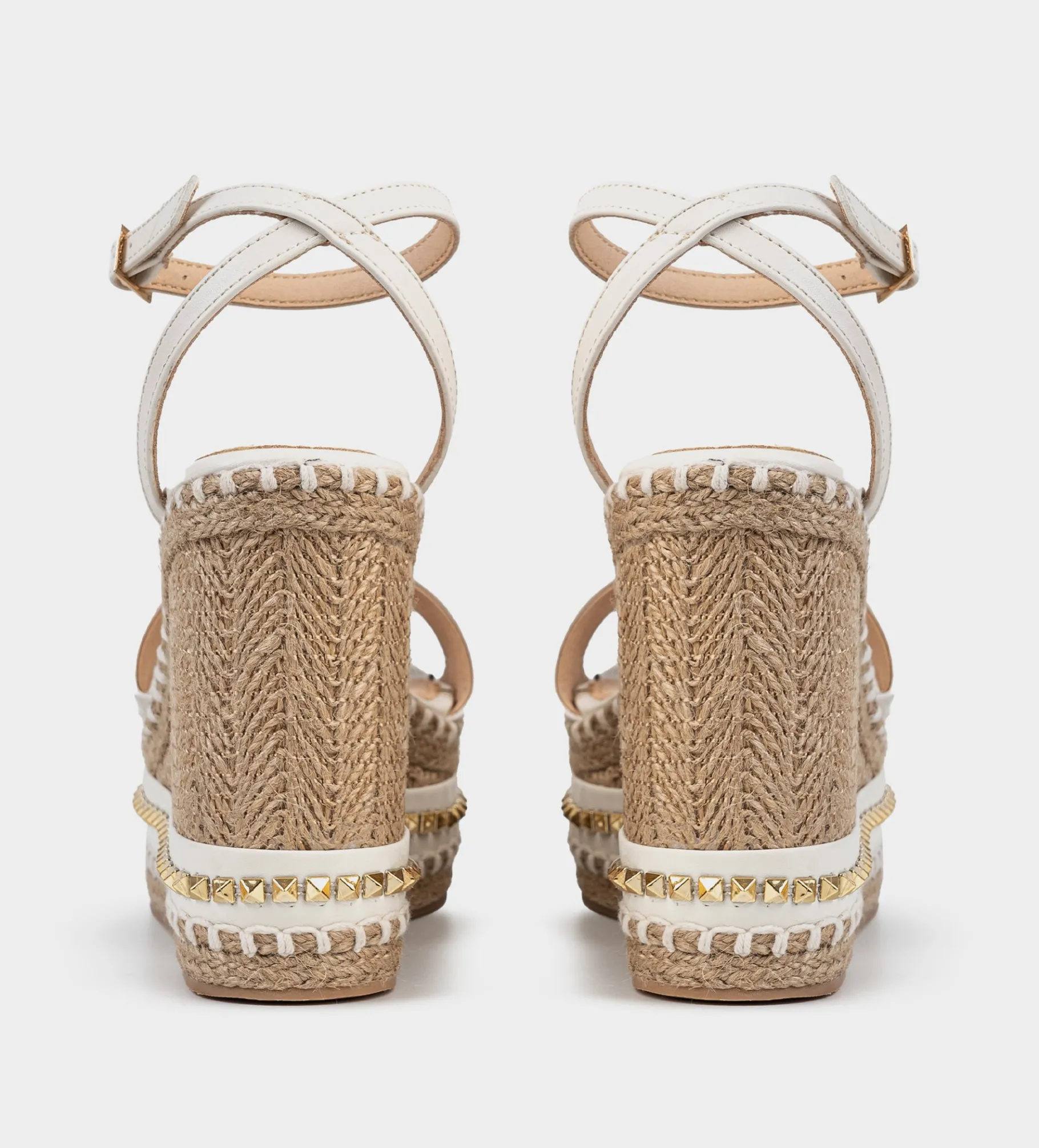 Online SANDALIA PLATAFORMA YUTE BLANCO Mujer Sandalias Y Plataformas