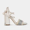 Discount SANDALIA TACÓN BRILLOS BLANCO Mujer Bride Collection