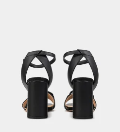 Fashion SANDALIA TACÓN HERRAJE NEGRO Mujer Sandalias Y Plataformas