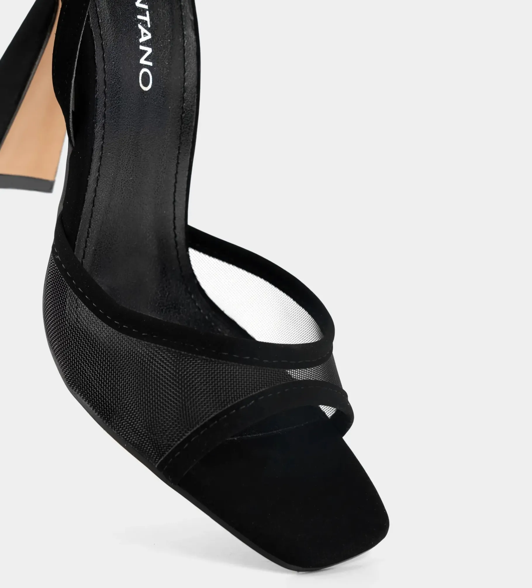 Outlet SANDALIA TACÓN MALLA NEGRO Mujer Fiesta | Sandalias Y Plataformas