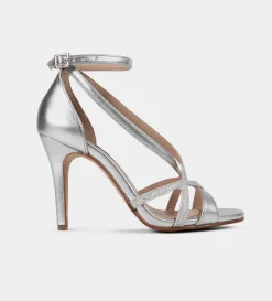 Online SANDALIA TACÓN TIRAS PLATA Mujer Bride Collection