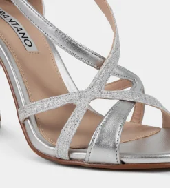 Online SANDALIA TACÓN TIRAS PLATA Mujer Bride Collection