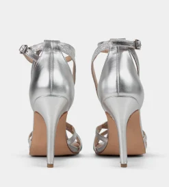 Online SANDALIA TACÓN TIRAS PLATA Mujer Bride Collection
