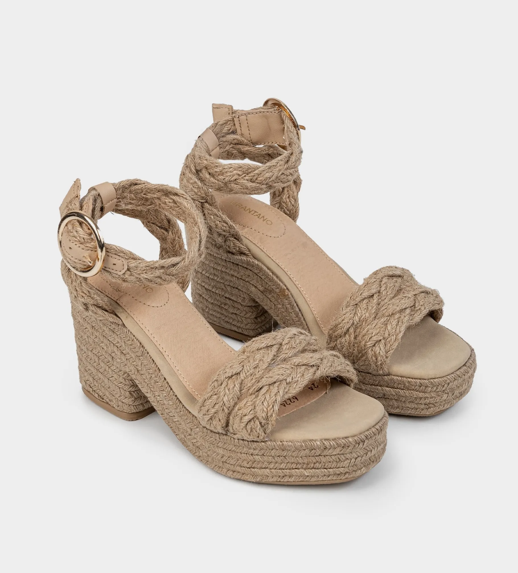 Discount SANDALIAS PLATAFORMA YUTE NATURAL Mujer Sandalias Y Plataformas