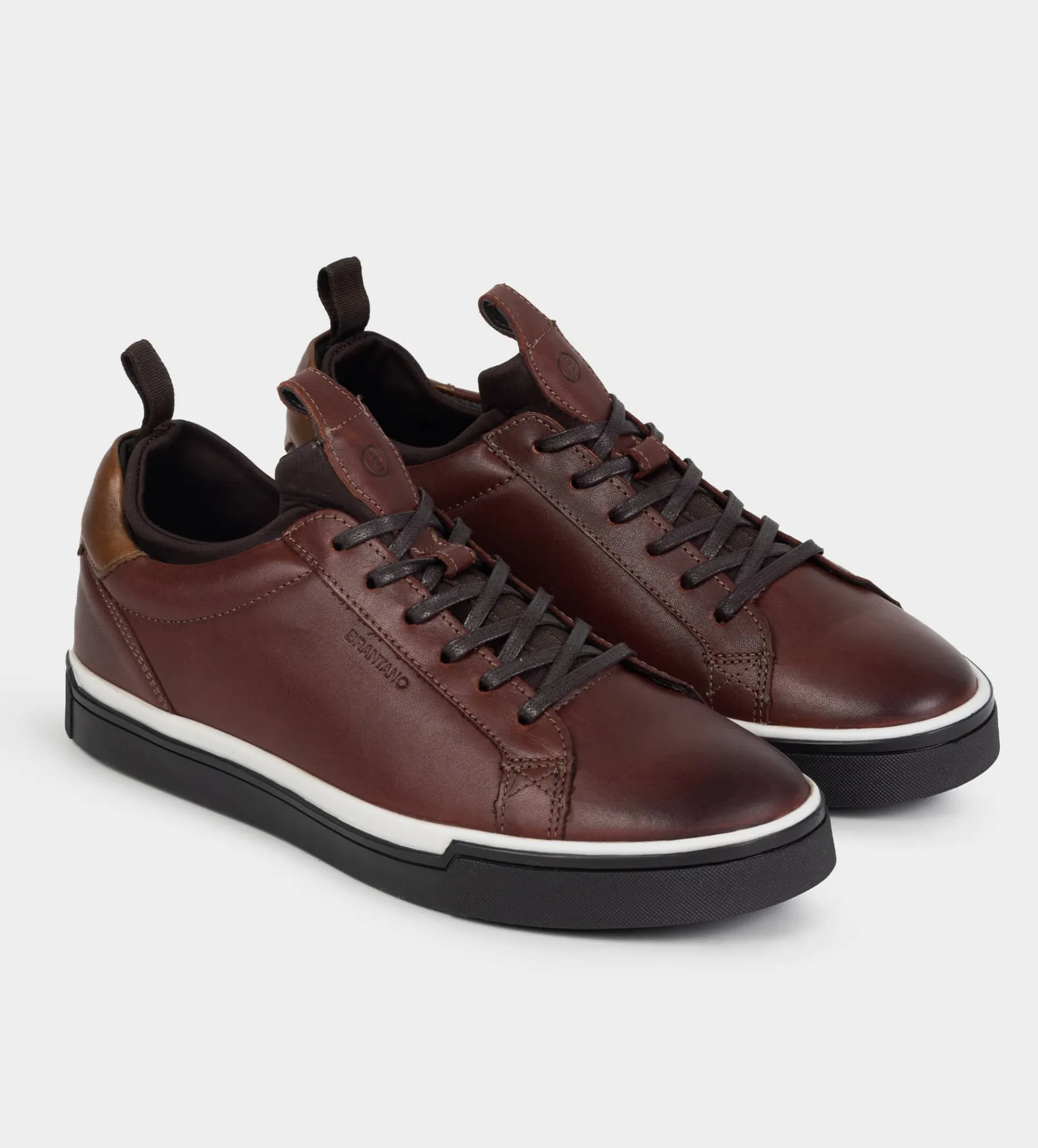 Best SNEAKER CALCETÍN HERMÉTICO PIEL VINO Hombre Sneakers