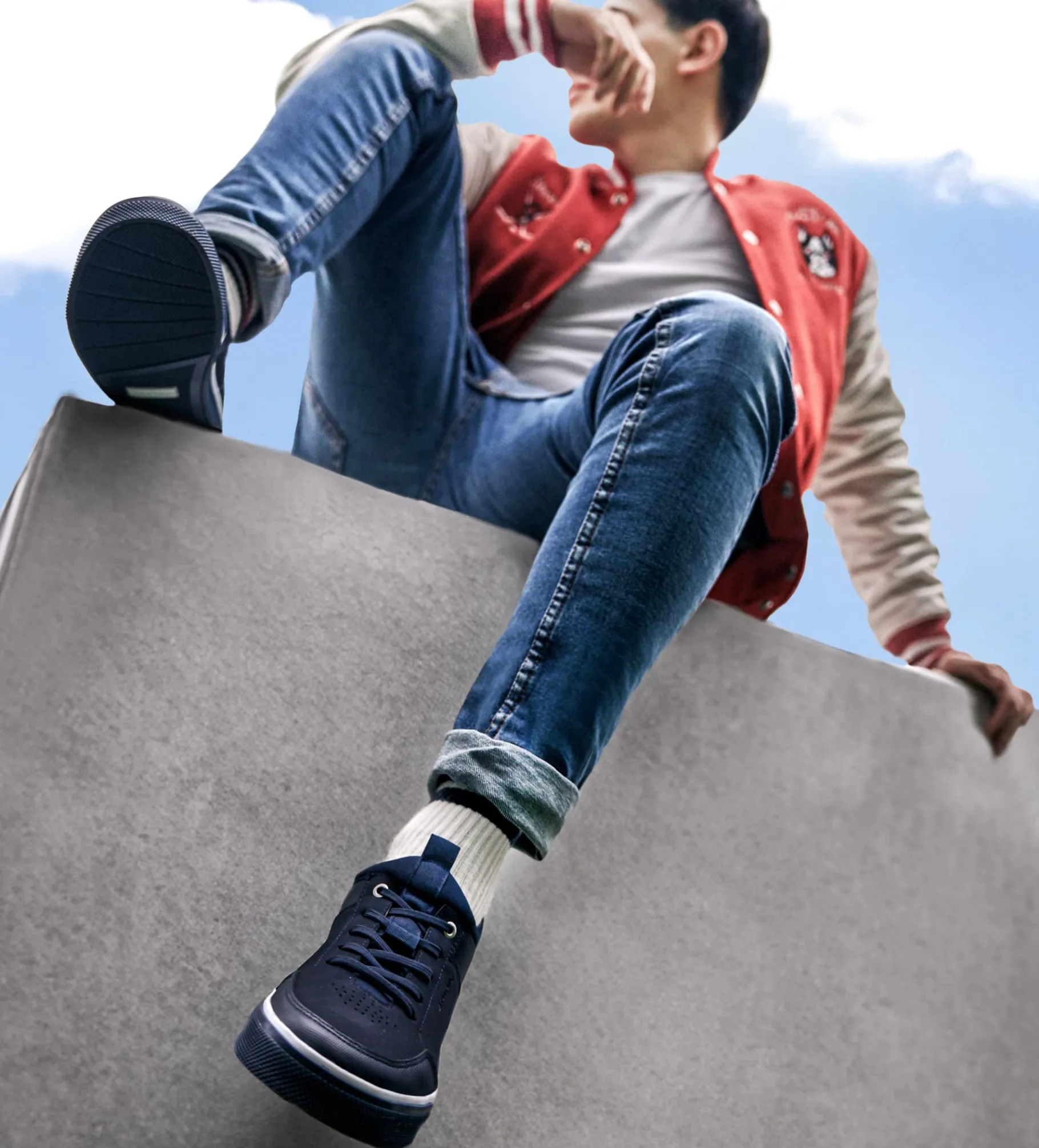 Best SNEAKER CALCETÍN HERMÉTICO AZUL MARINO Hombre Sneakers