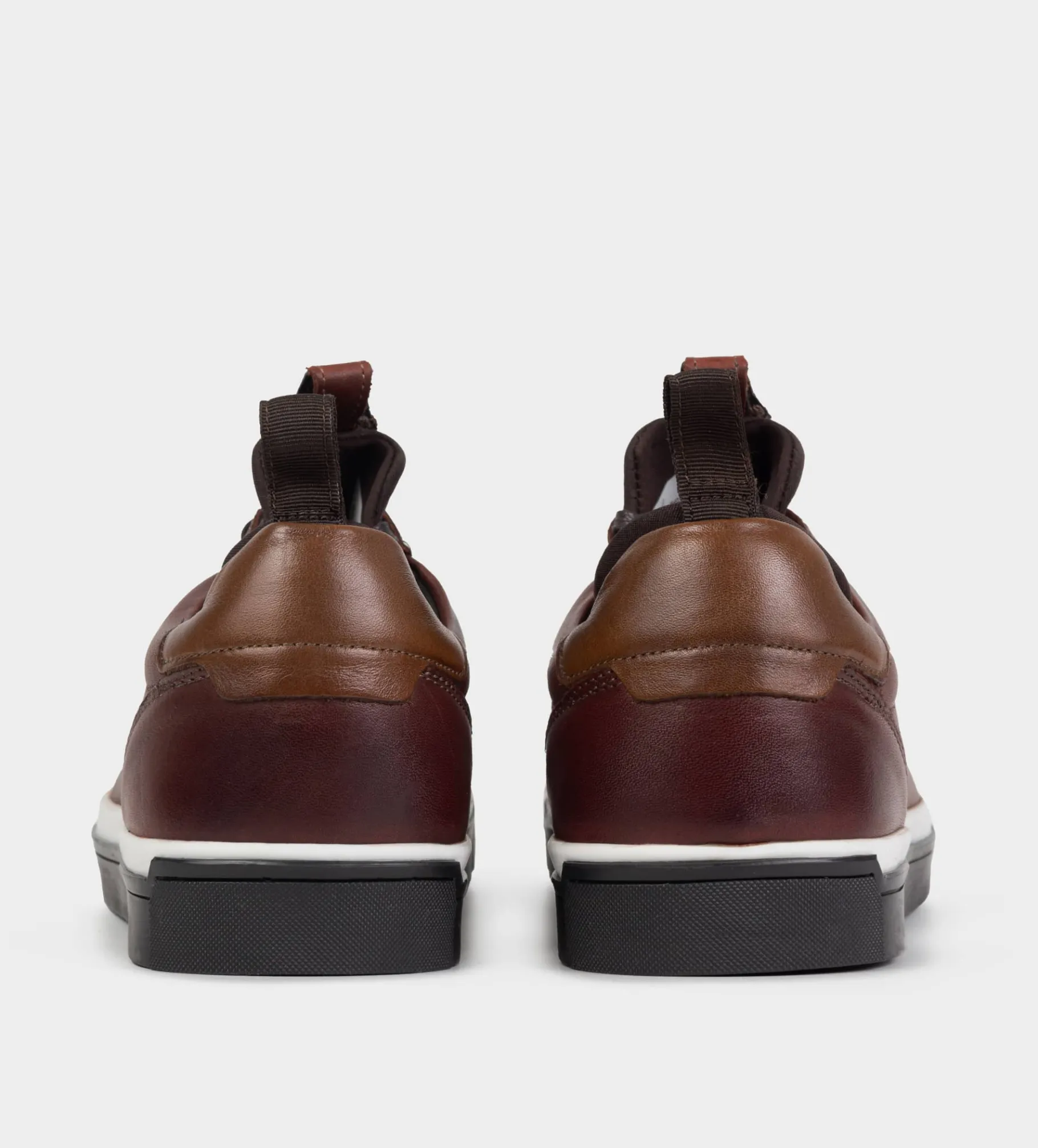 Best SNEAKER CALCETÍN HERMÉTICO PIEL VINO Hombre Sneakers
