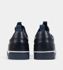 Sale SNEAKER CALCETÍN HERMÉTICO PIEL AZUL Hombre Sneakers