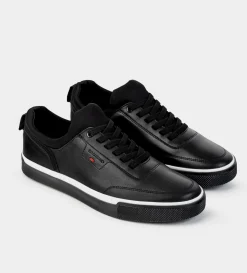 Best SNEAKER CASUAL AGUJETA ELÁSTICA PIEL NEGRO Hombre Sneakers