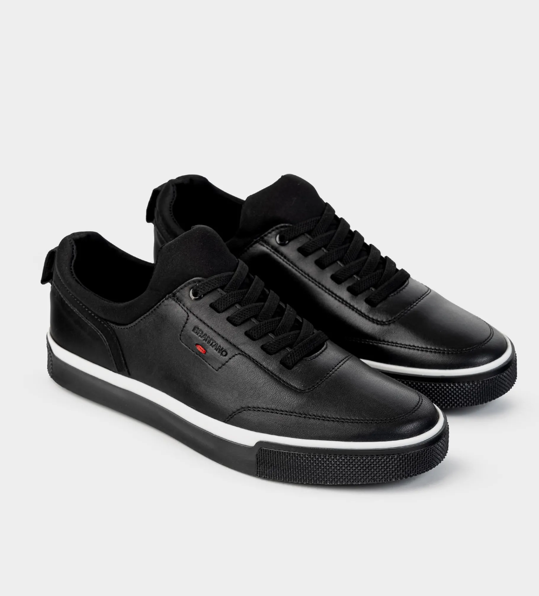 Best SNEAKER CASUAL AGUJETA ELÁSTICA PIEL NEGRO Hombre Sneakers