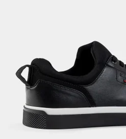Best SNEAKER CASUAL AGUJETA ELÁSTICA PIEL NEGRO Hombre Sneakers