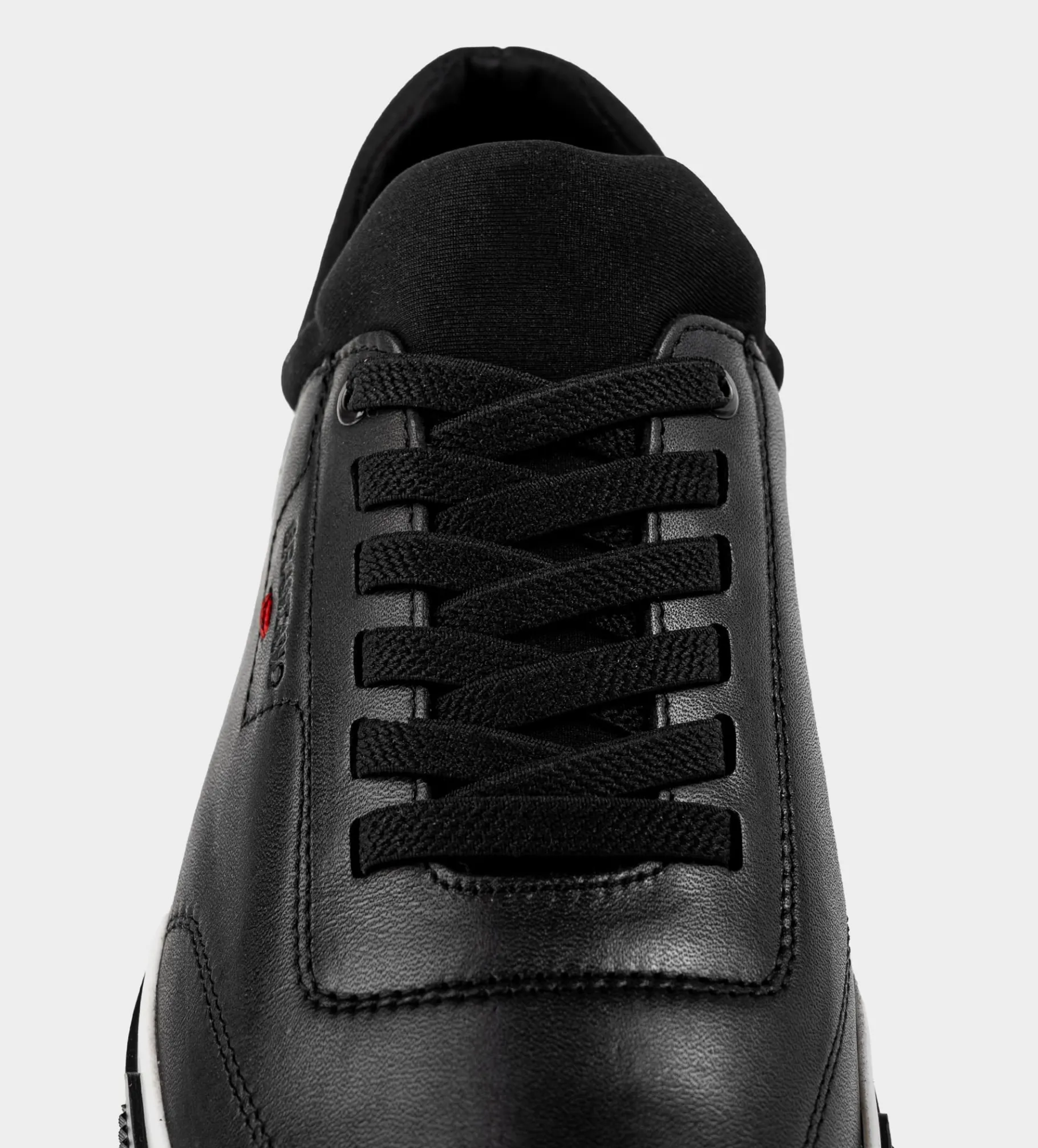 Best SNEAKER CASUAL AGUJETA ELÁSTICA PIEL NEGRO Hombre Sneakers