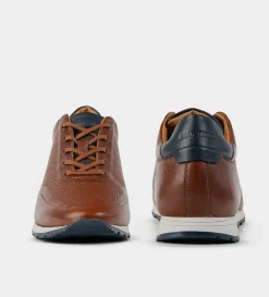 New SNEAKER CASUAL AGUJETAS PIEL MIEL Hombre Sneakers