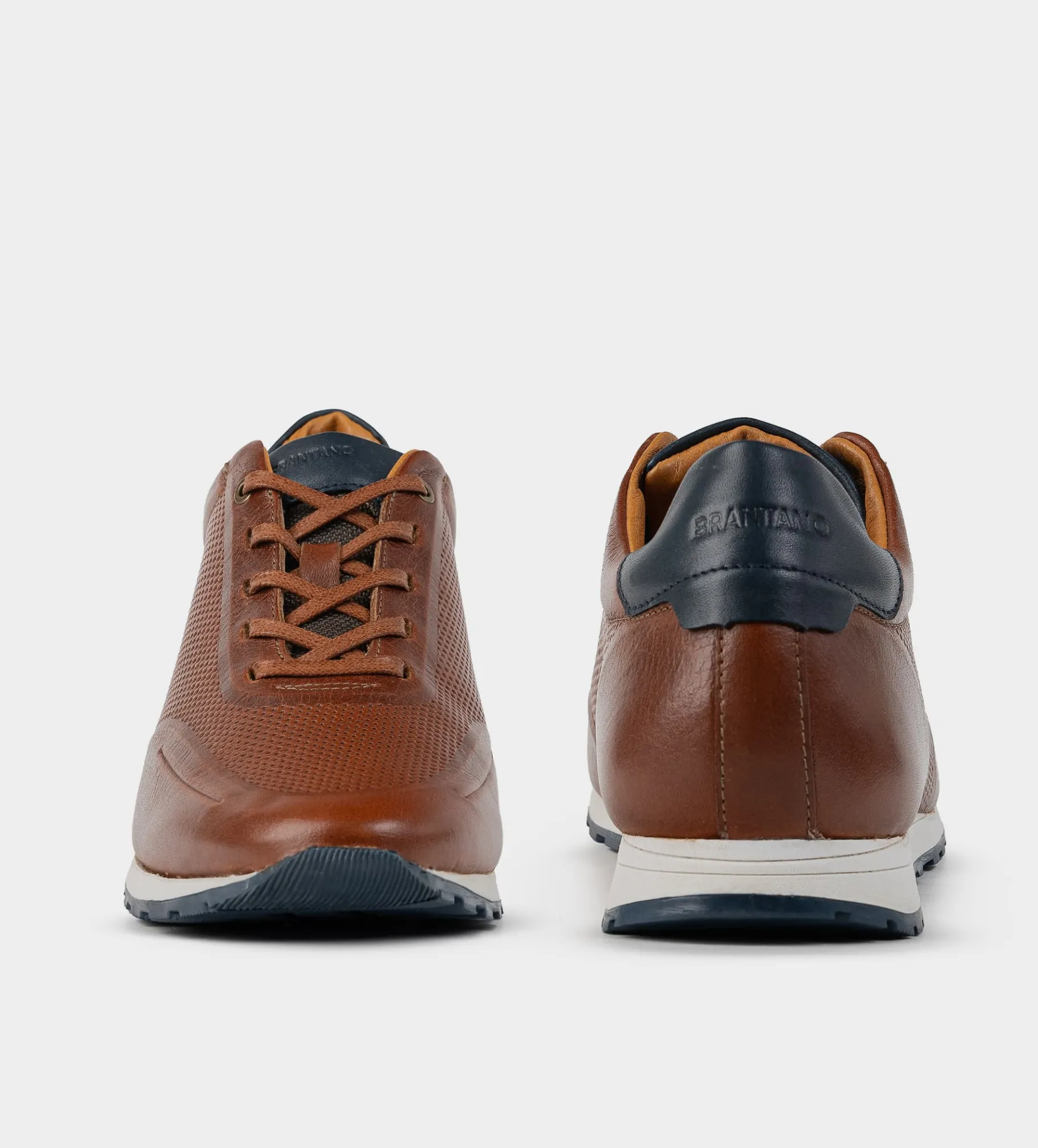 New SNEAKER CASUAL AGUJETAS PIEL MIEL Hombre Sneakers