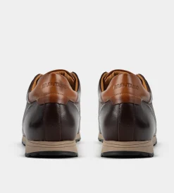 Best SNEAKER CASUAL AGUJETAS PIEL CAFÉ Hombre Sneakers