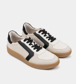 Hot SNEAKER CASUAL NEGRO BEIGE Mujer Sneakers