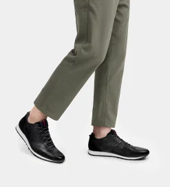 Online SNEAKER CASUAL PERFORADO PIEL NEGRO Hombre Sneakers