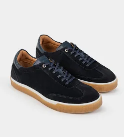 Hot SNEAKER CASUAL PIEL GAMUZA AZUL MARINO Hombre Sneakers