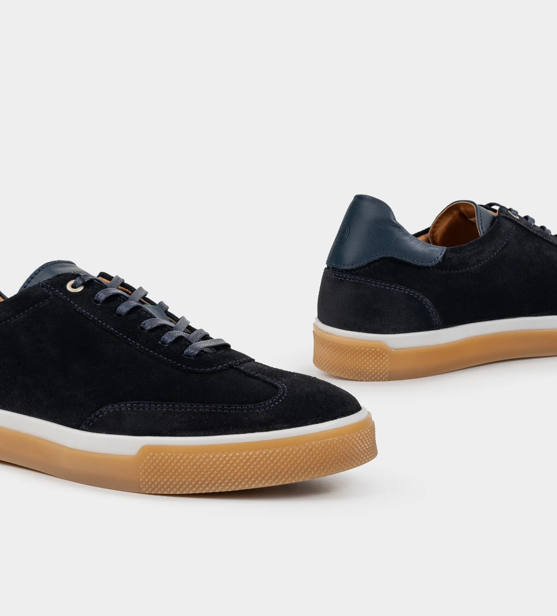 Hot SNEAKER CASUAL PIEL GAMUZA AZUL MARINO Hombre Sneakers