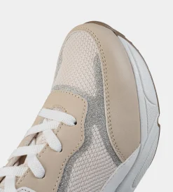 Hot SNEAKER CHUNKY AGUJETA BEIGE Mujer Sneakers