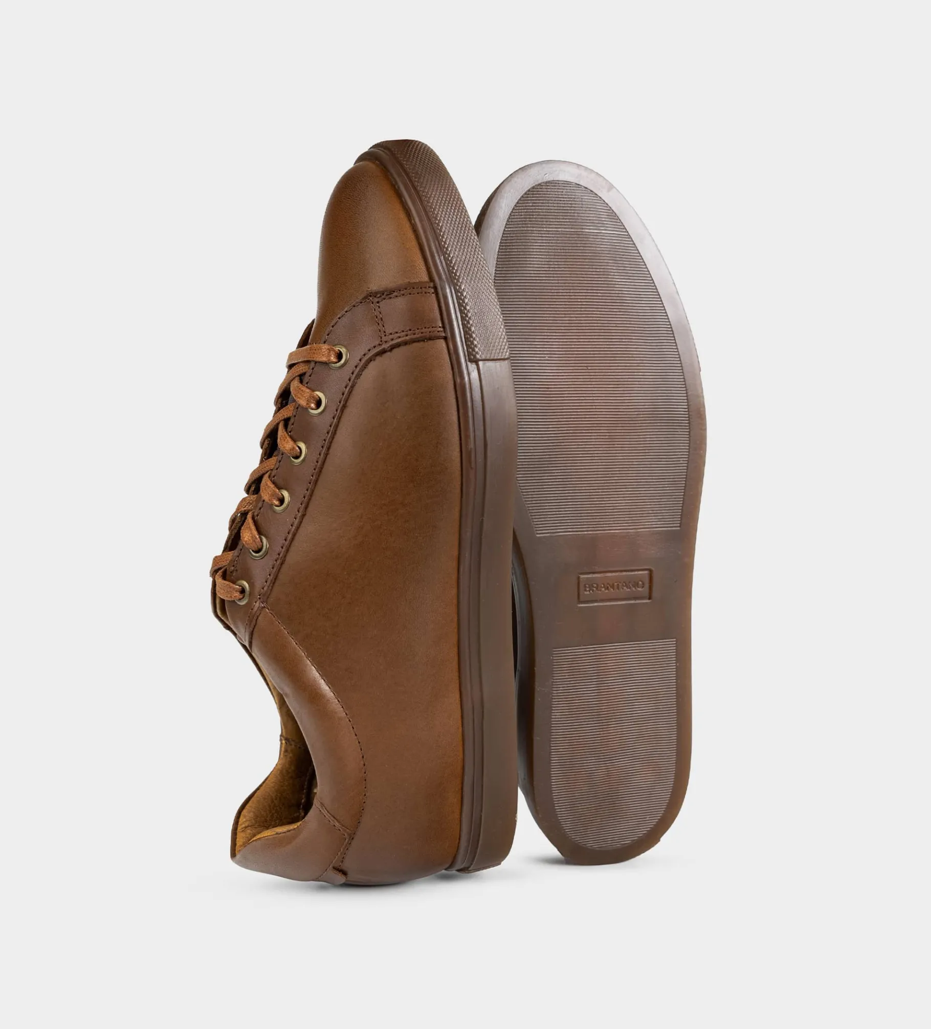 Best SNEAKER PIEL CAFÉ Hombre Sneakers