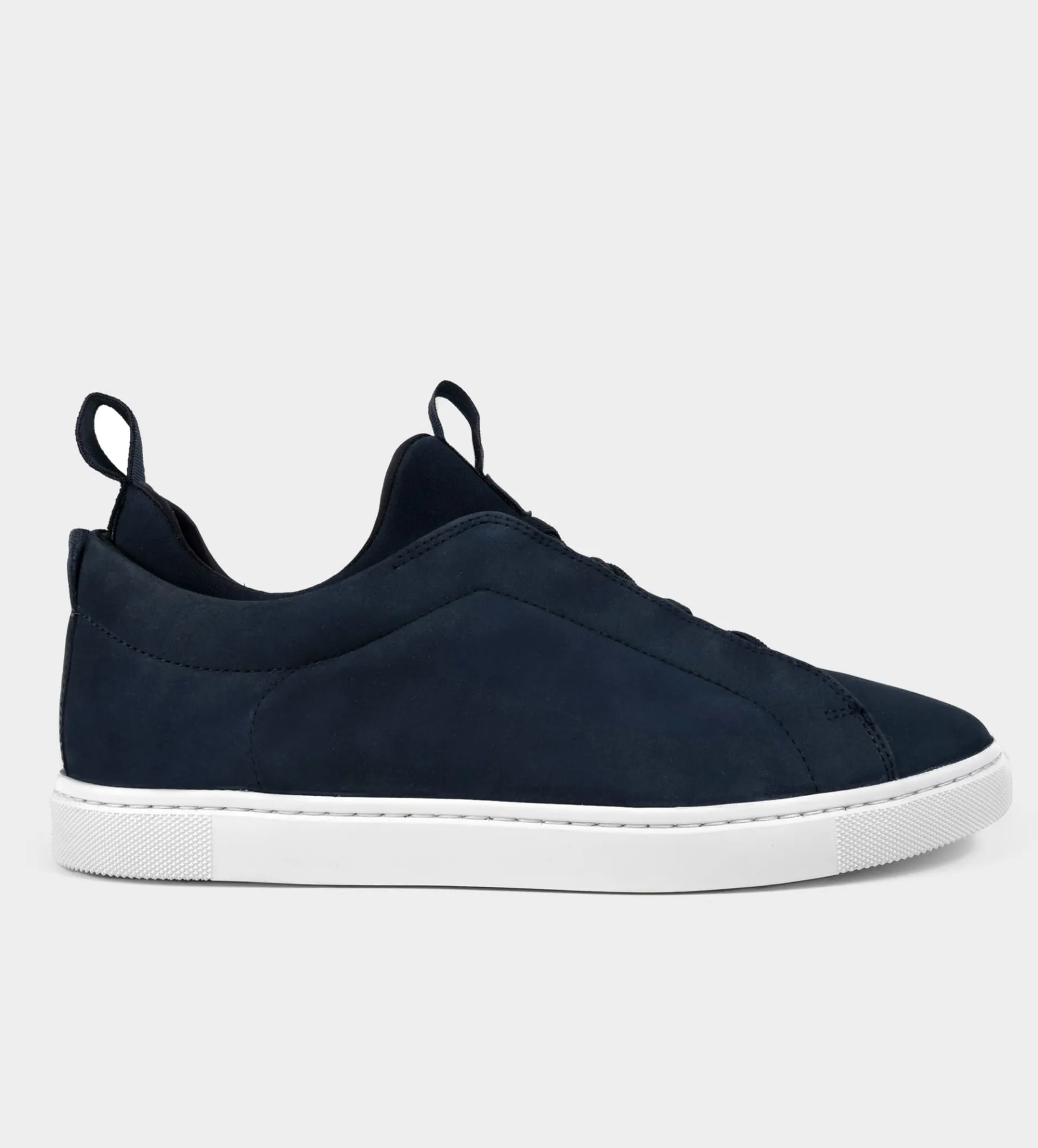 Hot SNEAKER SLIP ON NOBUCK AZUL Hombre Sneakers