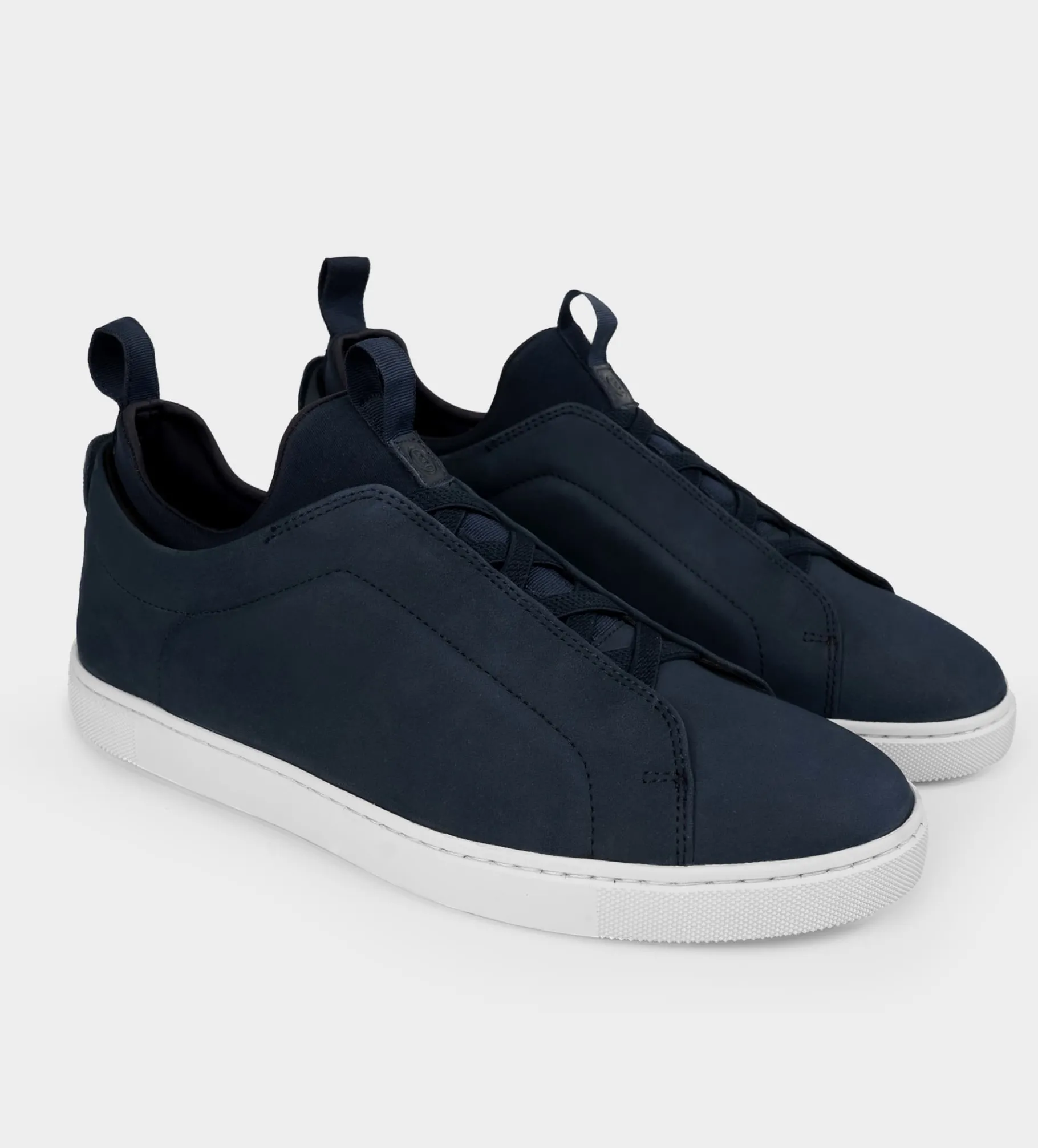 Hot SNEAKER SLIP ON NOBUCK AZUL Hombre Sneakers