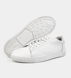 Sale SNEAKER SLIP ON PIEL BLANCO Hombre Sneakers