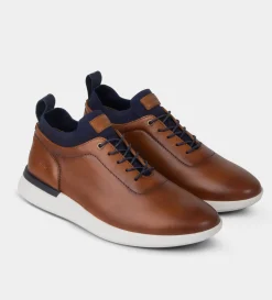 Online SNEAKER SLIP ON PIEL MIEL Hombre Sneakers