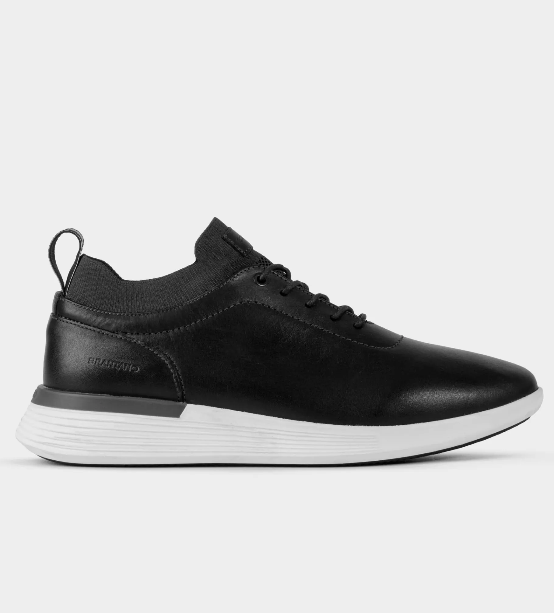 Online SNEAKER SLIP ON PIEL NEGRO Hombre Sneakers