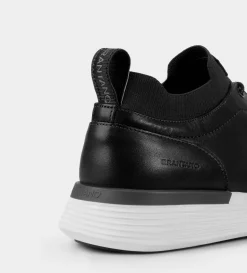Online SNEAKER SLIP ON PIEL NEGRO Hombre Sneakers