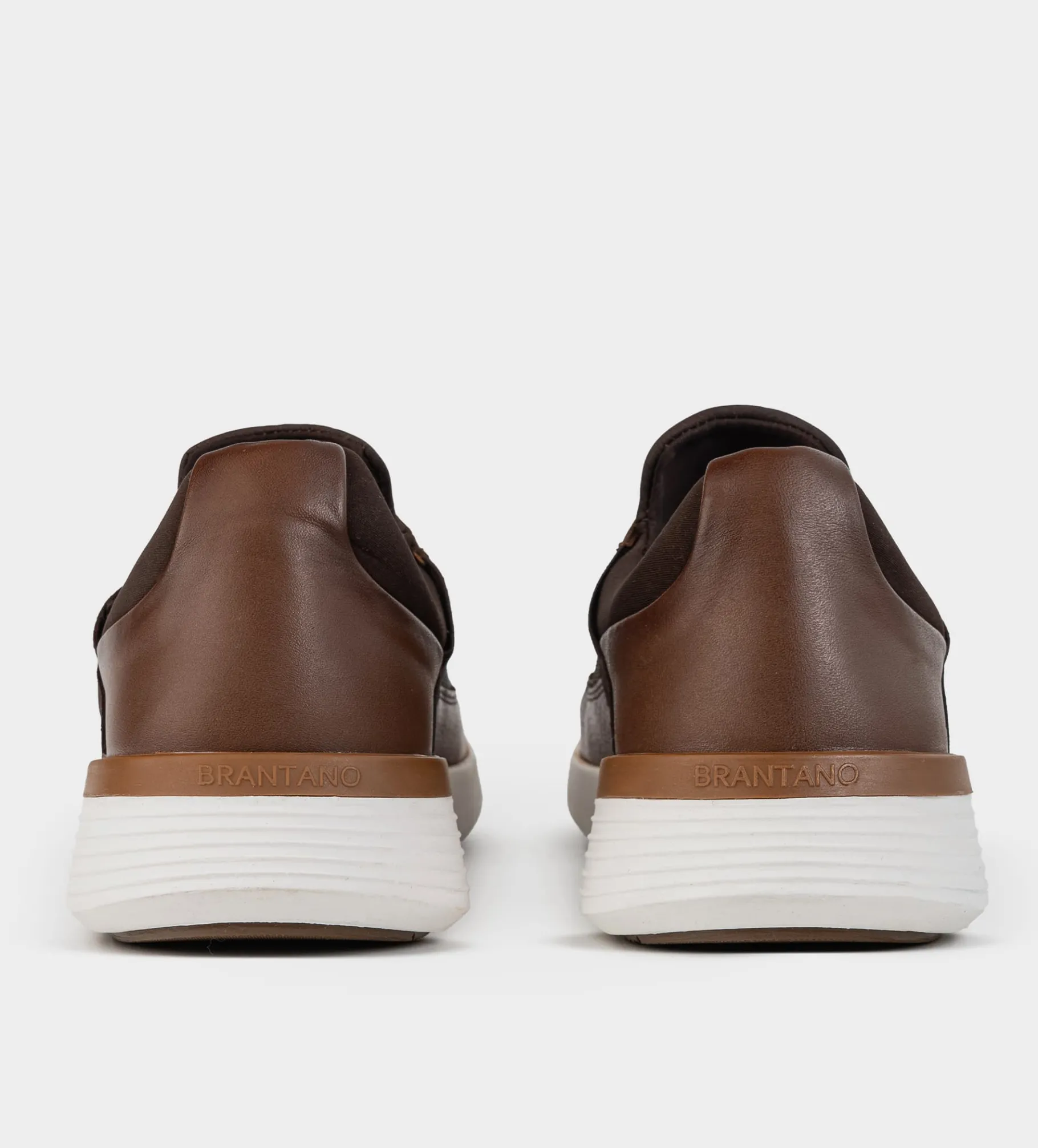 Clearance SNEAKERS CALCETÍN PIEL CAFÉ Hombre Sneakers