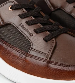 Clearance SNEAKERS CALCETÍN PIEL CAFÉ Hombre Sneakers