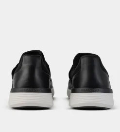 Hot SNEAKERS CALCETÍN PIEL NEGRO Hombre Sneakers